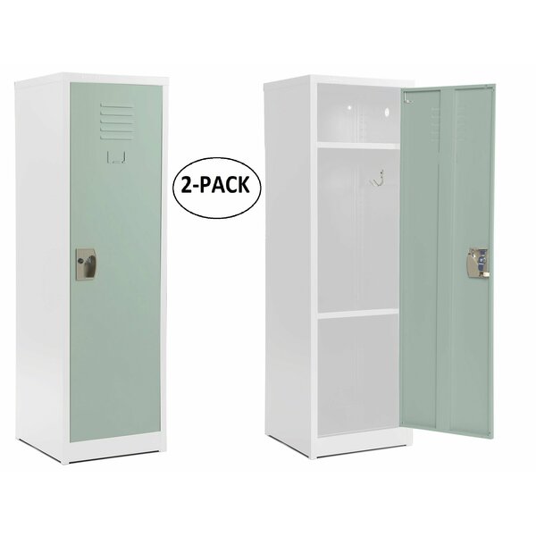 Adiroffice 48in Locker for Kids, Misty Green, 2PK ADI629-01-MGRN-PKG-2